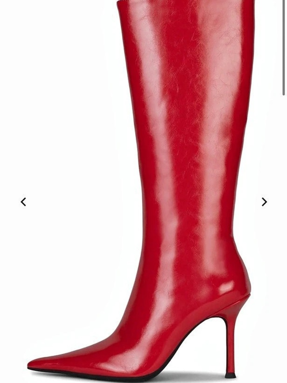 Jeffrey Campbell Darlings Red Pointed-Toe Heeled Boots Like New